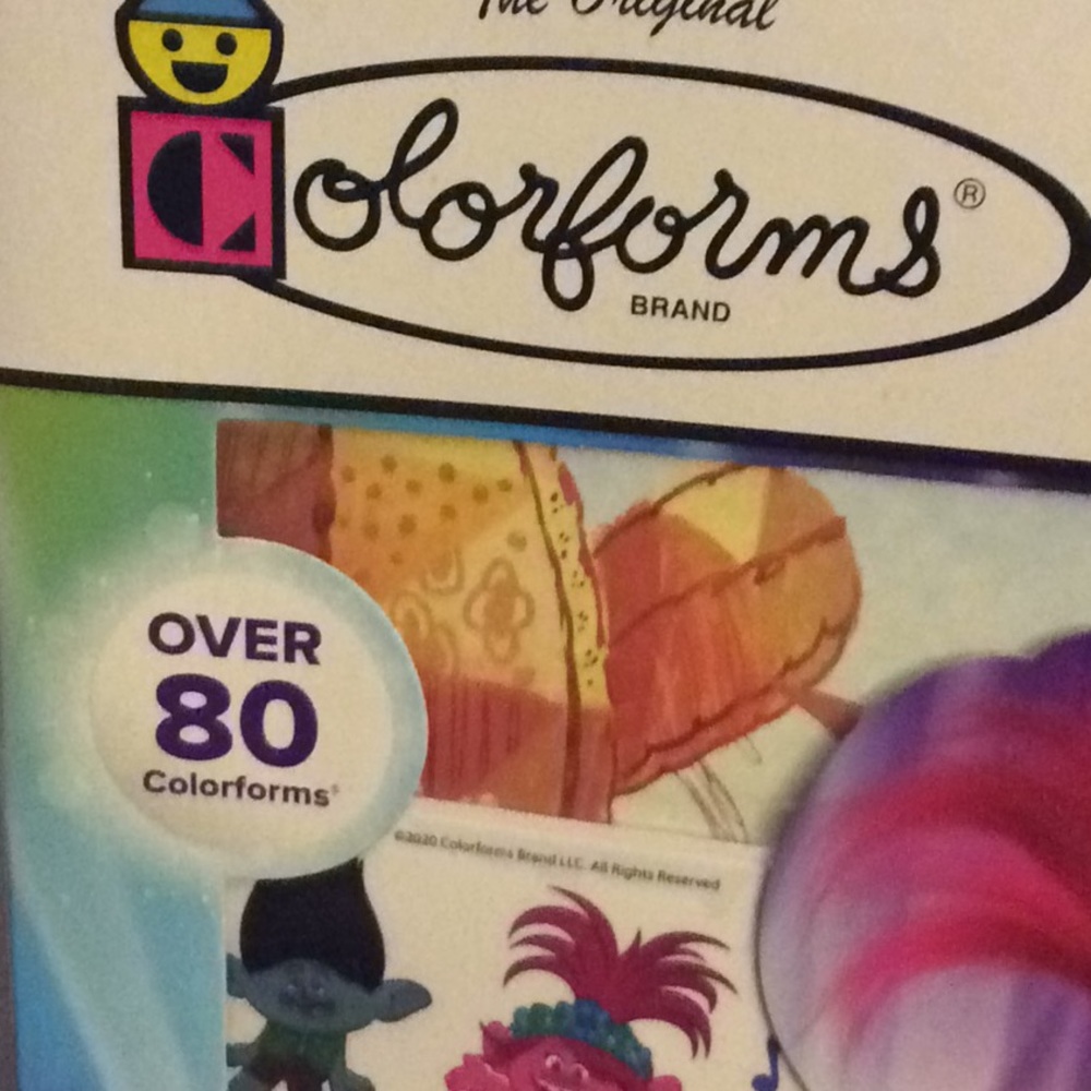 😊 2/ $8 TROLLS TOUR RE-STICK-ABLE FORMS - Picture 2 of 7